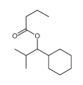 1-cyclohexyl-2-methylpropyl butyrate结构式