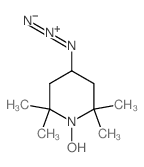 4-Azido-1-hydroxy-2,2,6,6-tetramethylpiperidine structure