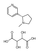 (-)-NICOTINE MONO TARTRATE Structure