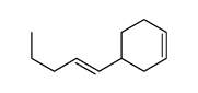 4-pent-1-enylcyclohexene结构式