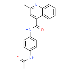 N-[4-(acetylamino)phenyl]-2-methylquinoline-4-carboxamide picture