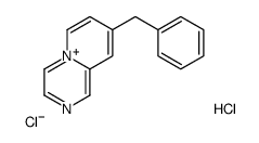 8-benzylpyrido[1,2-a]pyrazin-5-ium,chloride,hydrochloride Structure