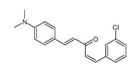 1-(3-chlorophenyl)-5-[4-(dimethylamino)phenyl]penta-1,4-dien-3-one Structure