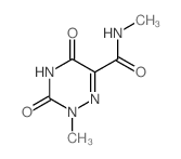 1,2,4-Triazine-6-carboxamide,2,3,4,5-tetrahydro-N,2-dimethyl-3,5-dioxo-结构式