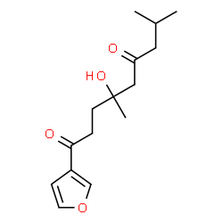 (4R)-1-(3-Furyl)-4,8-dimethyl-4-hydroxy-1,6-nonanedione Structure