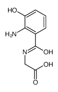 2-[(2-amino-3-hydroxybenzoyl)amino]acetic acid Structure