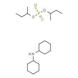 O,O-bis(sec-butyl) hydrogen dithiophosphate, compound with dicyclohexylamine (1:1) picture