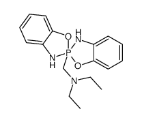 N-ethyl-N-(2,2'-spirobi[3H-1,3,2λ5-benzoxazaphosphole]-2-ylmethyl)ethanamine结构式