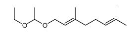 1-(1-ethoxyethoxy)-3,7-dimethylocta-2,6-diene Structure