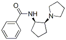 Benzamide, N-[2-(1-pyrrolidinyl)cyclopentyl]-, cis- (9CI) structure