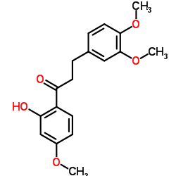 3-(3,4-Dimethoxyphenyl)-1-(2-hydroxy-4-methoxyphenyl)-1-propanone Structure