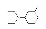 N,N-diethyl-3-methylcyclohexa-2,5-dien-1-amine结构式