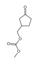 methyl ((3-oxocyclopentyl)methyl) carbonate Structure