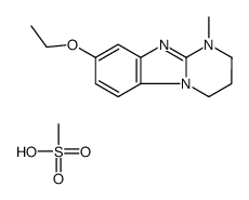 8-ethoxy-1-methyl-3,4-dihydro-2H-pyrimido[1,2-a]benzimidazole,methanesulfonic acid Structure