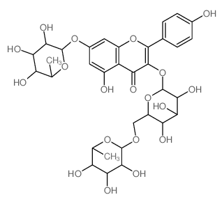 Kaempferol, robinoside Structure