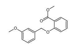 methyl 2-[(3-methoxyphenyl)methoxy]benzoate结构式