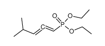 diethyl (4-methylpenta-1,2-dien-1-yl)phosphonate Structure