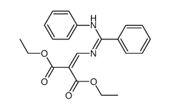 Diethyl N-phenylbenzamidinomethylenemalonate结构式