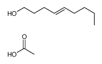 acetic acid,non-4-en-1-ol Structure