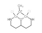 (5-azanidyl-3-hydroxy-pentyl)azanide; chlorocopper; methanol picture