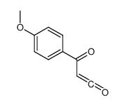 3-(4-methoxyphenyl)prop-1-ene-1,3-dione Structure