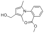 2-[3-(hydroxymethyl)-2,5-dimethyl-1h-pyrrol-1-yl]-benzoic acid methyl ester Structure