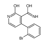 4-(2-bromophenyl)-2-oxo-1H-pyridine-3-carboxamide Structure