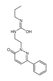 1-[2-(6-oxo-3-phenylpyridazin-1-yl)ethyl]-3-propylurea Structure