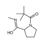 1-(2,2-dimethylpropanoyl)-N-methylpyrrolidine-2-carboxamide Structure