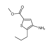 methyl 4-amino-5-propylthiophene-2-carboxylate Structure