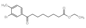 ethyl 8-(3-bromo-4-methylphenyl)-8-oxooctanoate picture