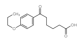 6-OXO-6-(4-N-PROPOXYPHENYL)HEXANOIC ACID结构式