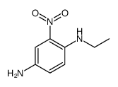 1,4-Benzenediamine, N1-ethyl-2-nitro Structure