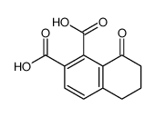 8-oxo-6,7-dihydro-5H-naphthalene-1,2-dicarboxylic acid Structure