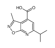 6-isopropyl-3-methylisoxazolo[5,4-b]pyridine-4-carboxylic acid图片