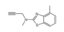 2-Benzothiazolamine,N,4-dimethyl-N-2-propynyl-(9CI) picture