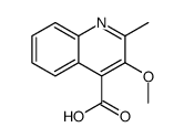 Cinchoninic acid, 3-methoxy-2-methyl- (7CI)结构式