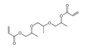 2-[2-(2-prop-2-enoyloxypropoxy)propoxy]propyl prop-2-enoate Structure