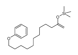 trimethyl((12-phenoxydodec-1-en-2-yl)oxy)silane结构式