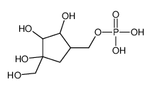 5-carbafructofuranose 6-phosphate结构式