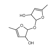 bis-(3-hydroxy-5-methyl-2,3-dihydro-[2]furyl)-ether Structure