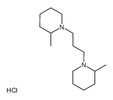 1,3-Di-(2-methylpiperidino)propane dihydrochloride Structure