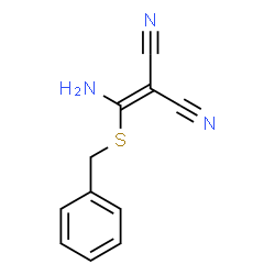 2-[AMINO(BENZYLSULFANYL)METHYLENE]MALONONITRILE Structure