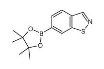 6-(4,4,5,5-tetramethyl-1,3,2-dioxaborolan-2-yl)-1,2-benzothiazole structure