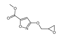 methyl 3-(oxiran-2-ylmethoxy)-1,2-oxazole-5-carboxylate Structure