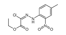 Ethyl chloro[2-(4-methyl-2-nitrophenyl)hydrazono]acetate结构式