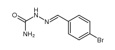 2-(4-bromobenzylidene)hydrazinecarboxamide结构式