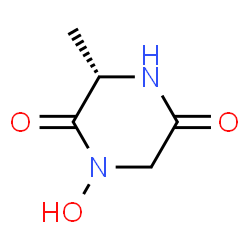 2,5-Piperazinedione,1-hydroxy-3-methyl-,(S)-(9CI)结构式