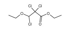 Ethyl 2,2,3-trichloro-3-ethoxypropionate Structure