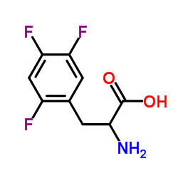 2,4,5-TRIFLUORO-DL-PHENYLALANINE Structure